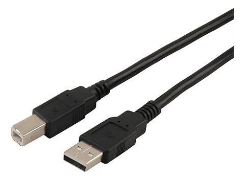 Cable Usb 2.0 A-b 1,8 Mts Impresora Escaner Multifuncion Negro