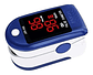 Oxímetro De Dedo Jziki Jzk-302 Azul Pantalla Led Apagado Automático - Miniatura 2