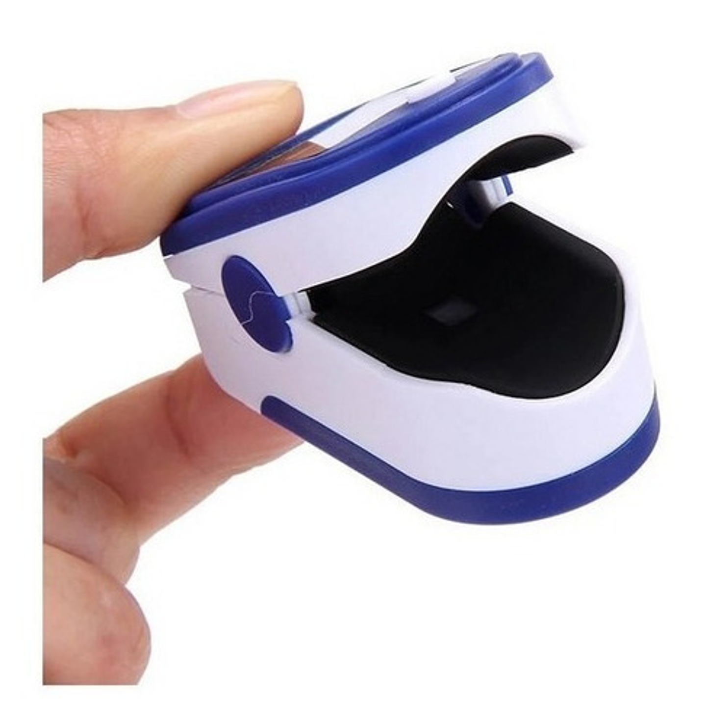 Oxímetro De Dedo Jziki Jzk-302 Azul Pantalla Led Apagado Automático 5