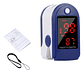 Oxímetro De Dedo Jziki Jzk-302 Azul Pantalla Led Apagado Automático - Miniatura 6