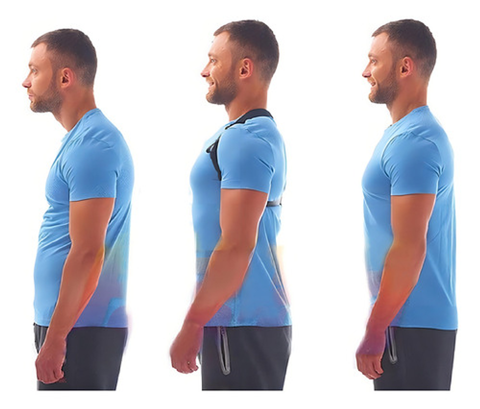 Corrector De Postura Espalda Mujer Hombre Ajustable Color Negro Talla M 5