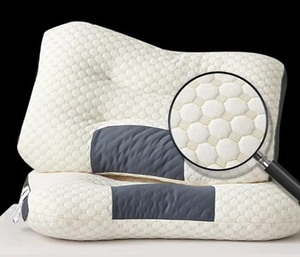 Almohada Ortopédica Cervical Descanso Transpirable Cuello. Color Blanco 4