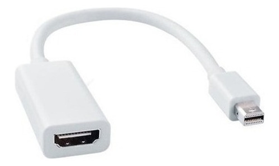 Cable Adaptador Mia Thunderbolt Mini Displayport A Hdmi 23.5cm Blanco 1