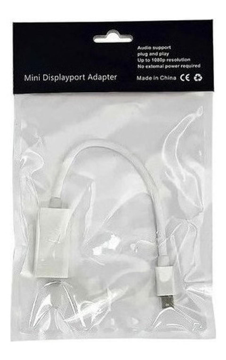 Cable Adaptador Mia Thunderbolt Mini Displayport A Hdmi 23.5cm Blanco 5