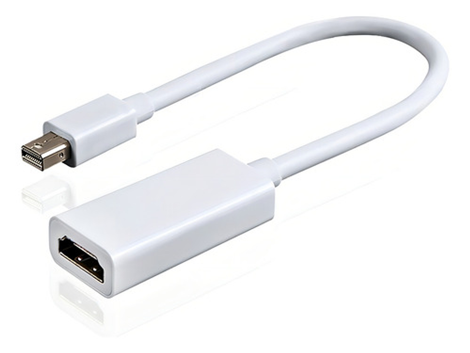 Cable Adaptador Mia Thunderbolt Mini Displayport A Hdmi 23.5cm Blanco 6