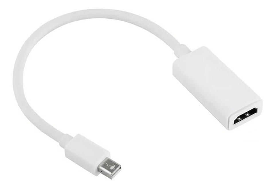 Cable Adaptador Mia Thunderbolt Mini Displayport A Hdmi 23.5cm Blanco 7
