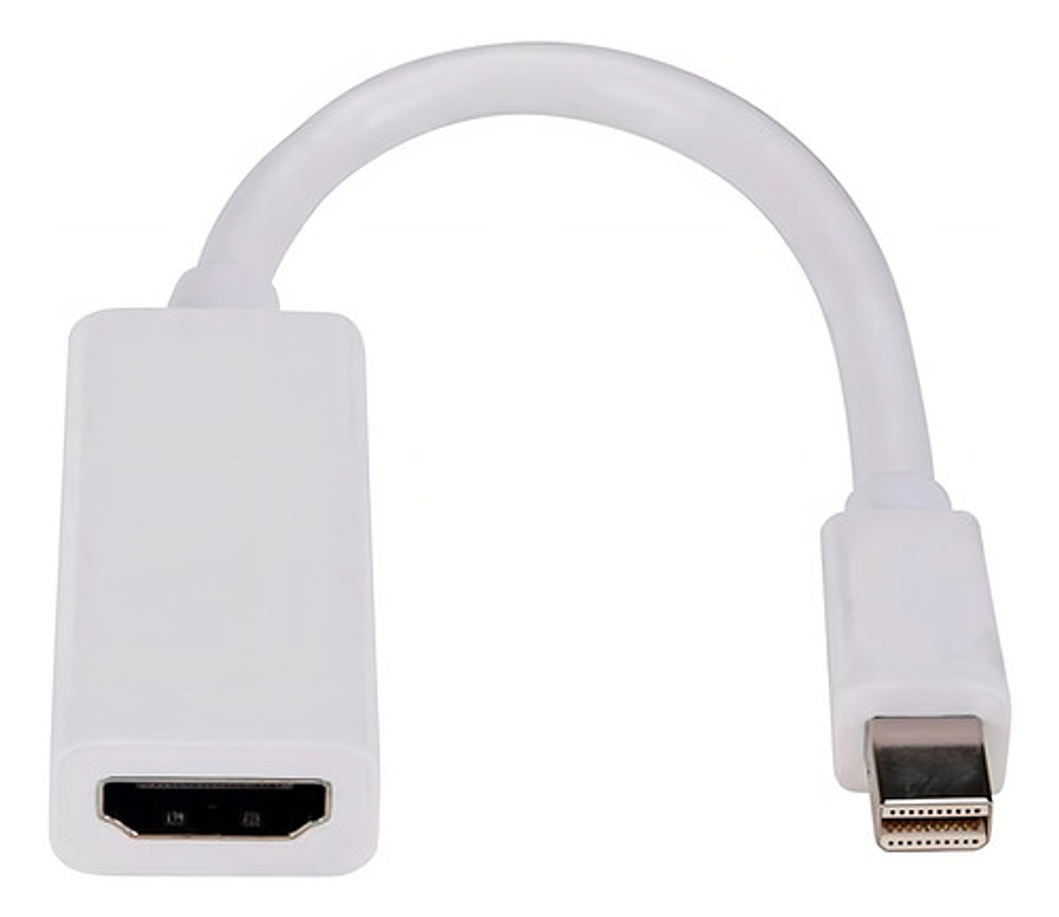 Cable Adaptador Mia Thunderbolt Mini Displayport A Hdmi 23.5cm Blanco 8