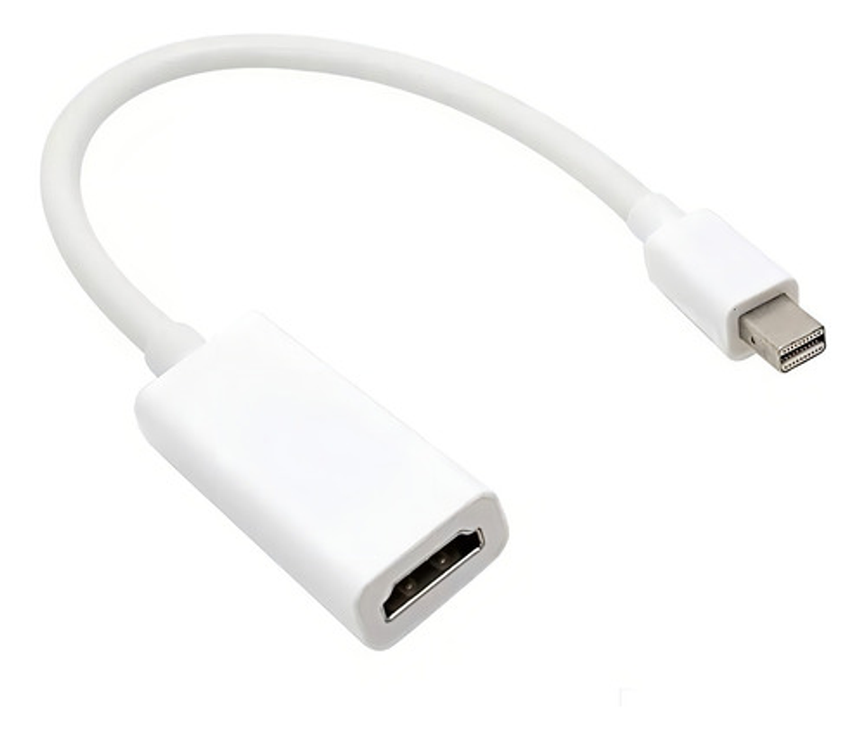 Cable Adaptador Mia Thunderbolt Mini Displayport A Hdmi 23.5cm Blanco 10