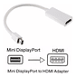 Cable Adaptador Mia Thunderbolt Mini Displayport A Hdmi 23.5cm Blanco - Miniatura 11