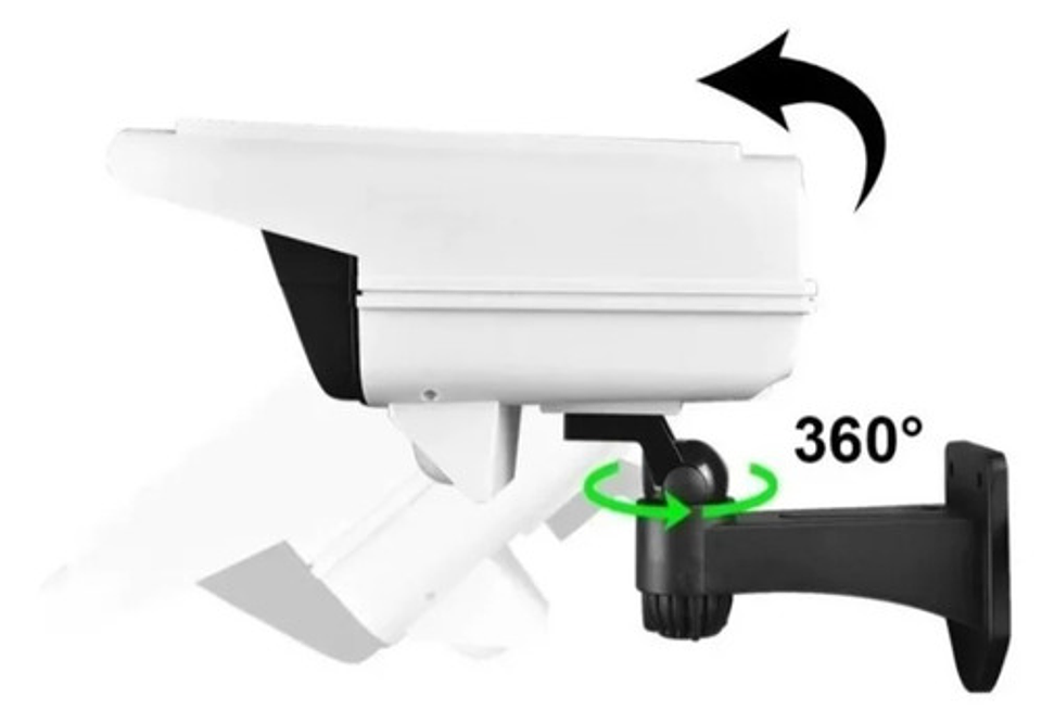 Foco Solar Tipo Camara+sensor De Movimiento + Control Remoto Color De La Carcasa Blanco Vhex 2