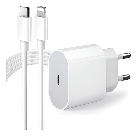 Cable De Carga Usb-c 1 Metro Para iPhone 11/12/13/14 Blanco