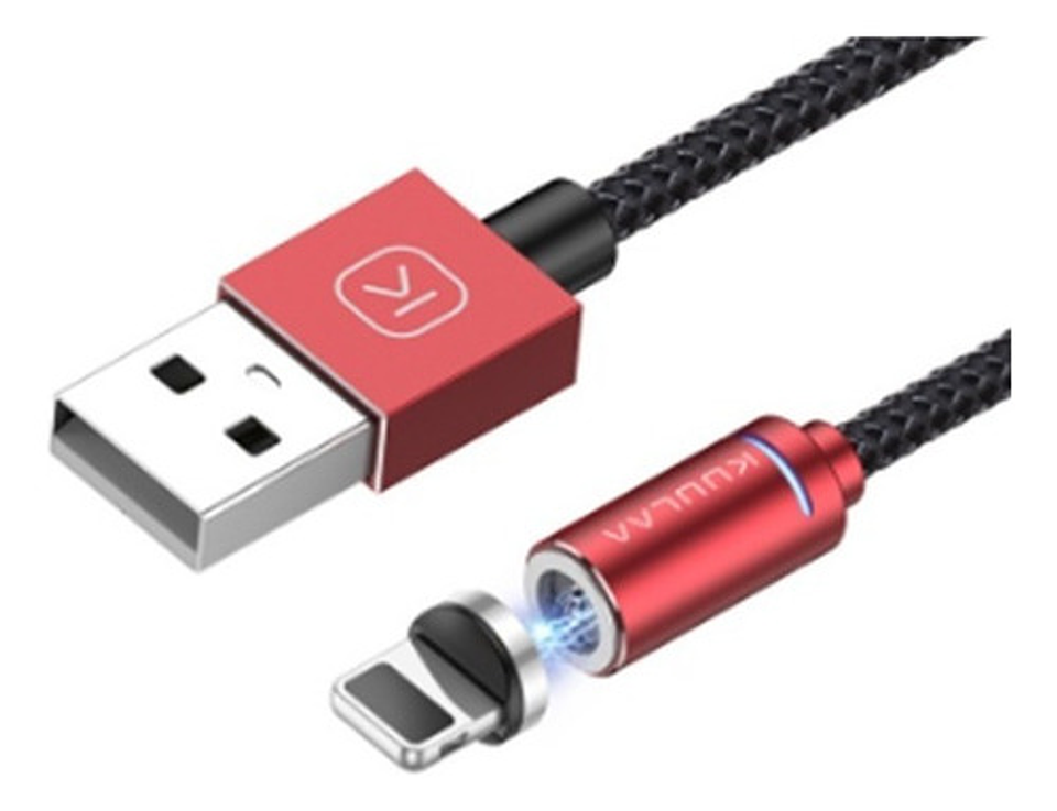Cable Magnetico 3 En 1 Carga Y Datos Smartphones Y Gadgets Color Rojo 2