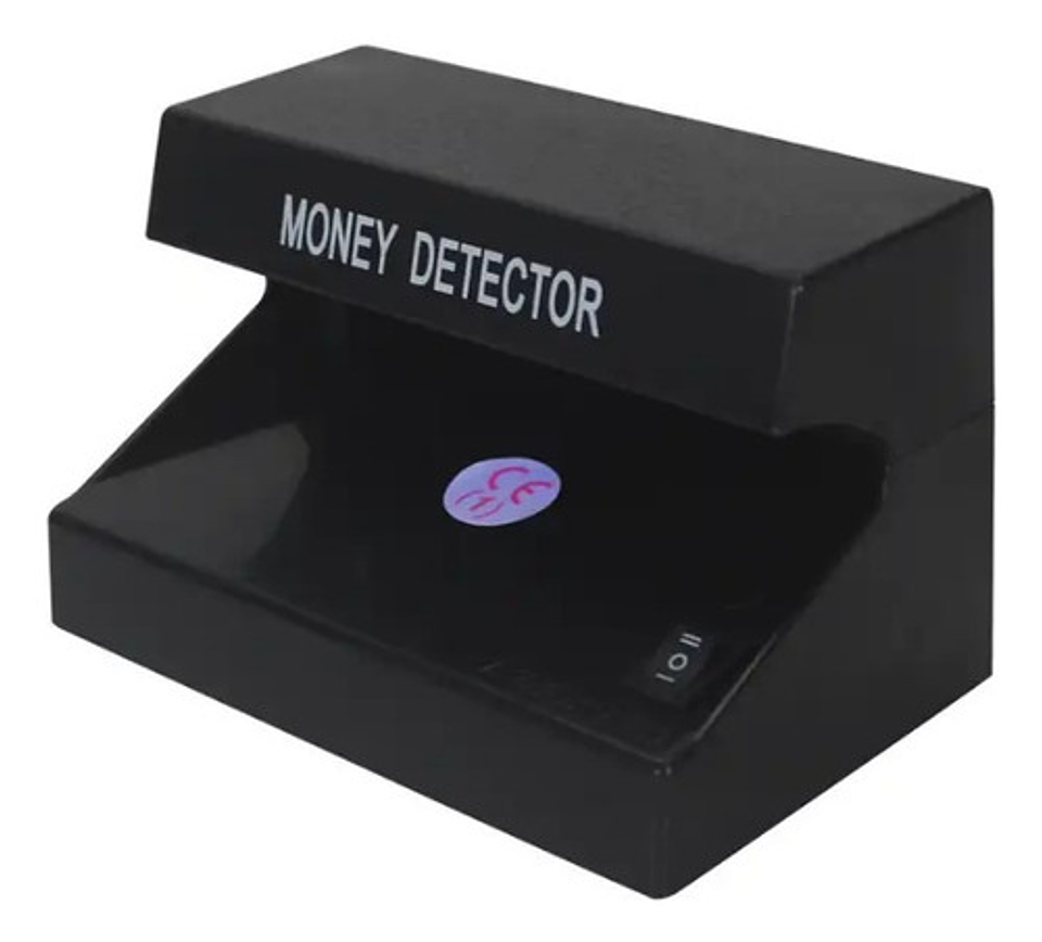 Maquina Detector De Billetes Falsos Luz Uv 220v Portátil Xl 1