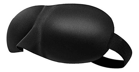 Antifaz Mascarilla Para Dormir Y Viajar Acolchonada 3colors Color Negro