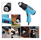 Pistola Aire Caliente Eshop 2000w Eléctrica 650°c 2 Velocidades Negra Negro - Miniatura 1