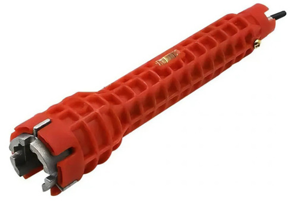 Llave Para Apretar El Tubo Del Fregadero Genérica Color Rojo Estructurada Vhex 2