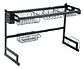 Escurridor De Platos Acero Inoxidable 2 Niveles Kitchen Rack Negro 85cm - Miniatura 1