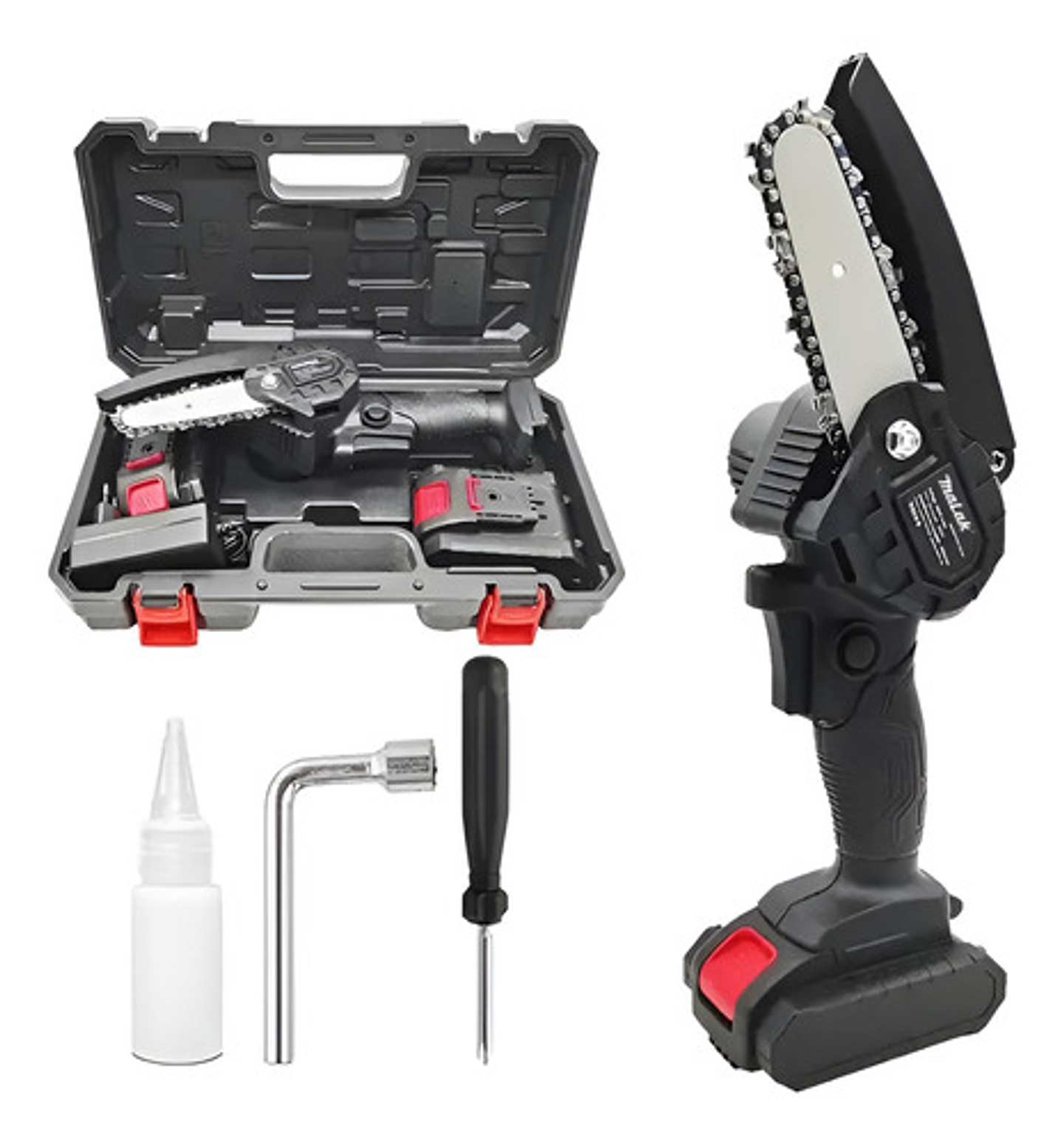 Mini Sierra Eléctrica 4  Portátil 21v Recargable M. Ls-004-2 1