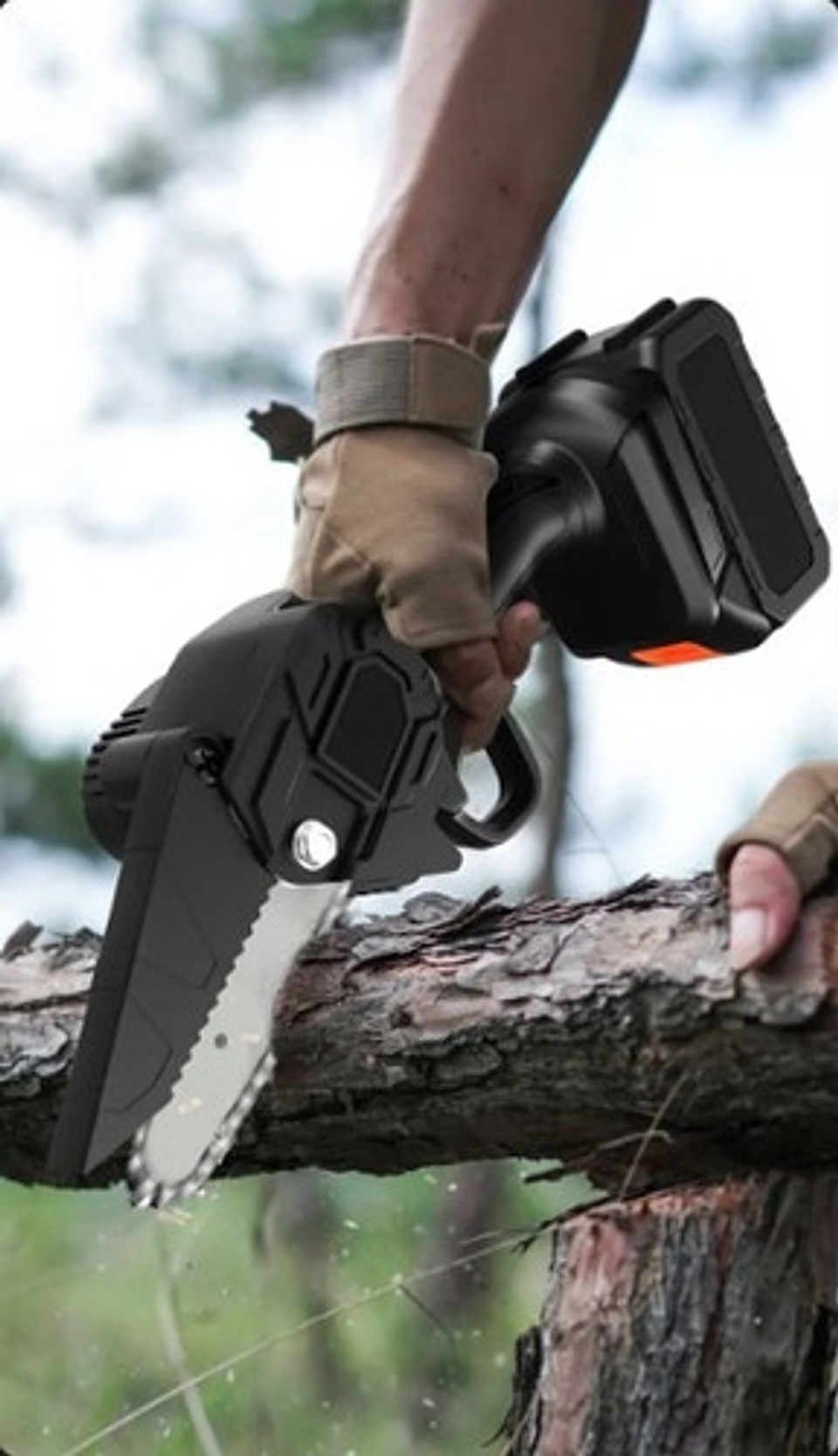 Mini Sierra Eléctrica 4  Portátil 21v Recargable M. Ls-004-2 2