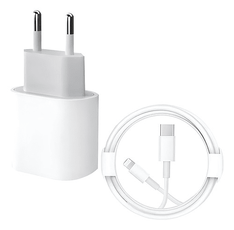 Cargador 20w Compatible Con iPhone Cable Usb-c A