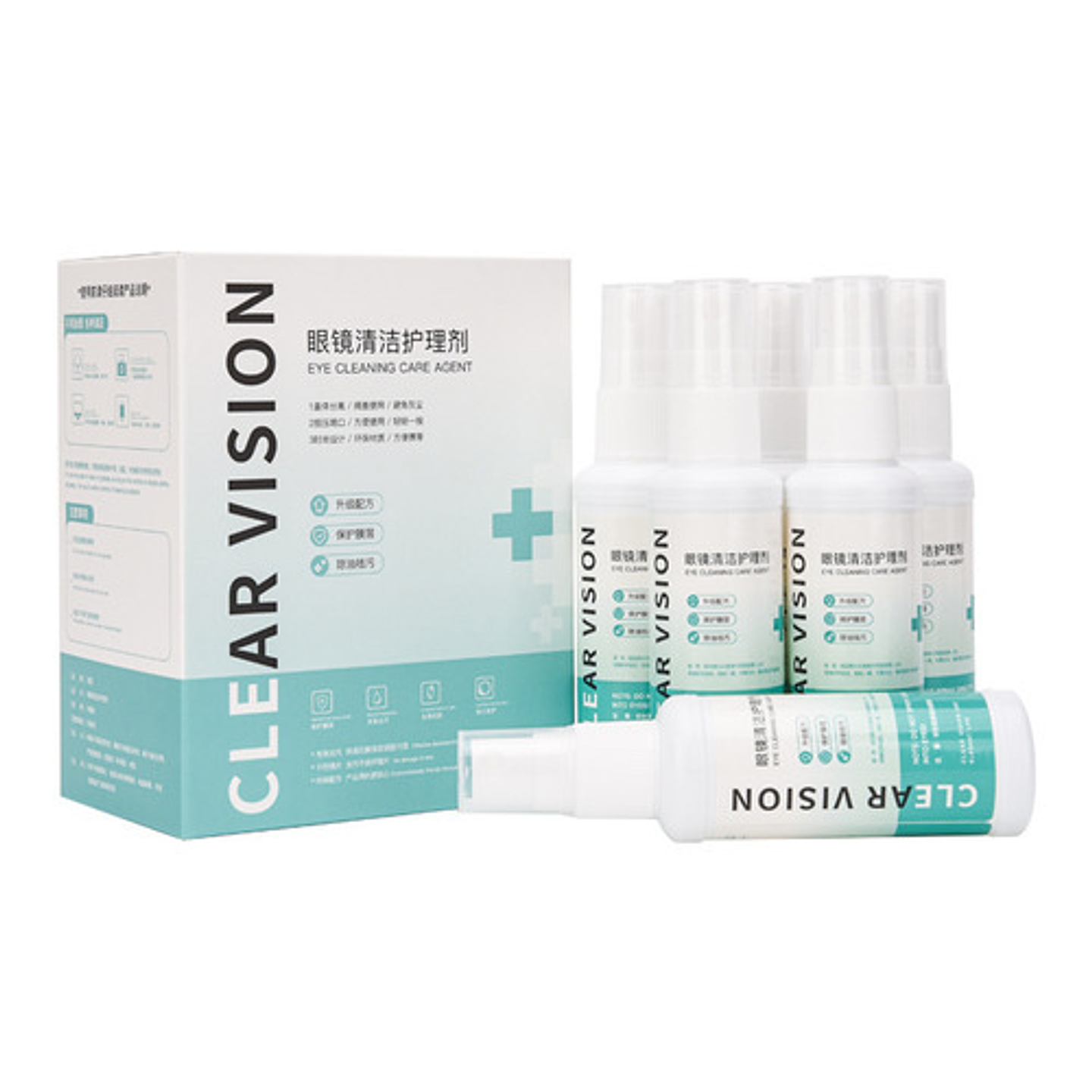 Limpia Cristales Antiempañante 60ml [solución Líquida Vhex 2