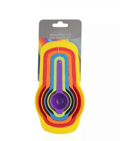 Set 6 Cucharas Medidoras Cocina Repostería Medida Tazas Vhex