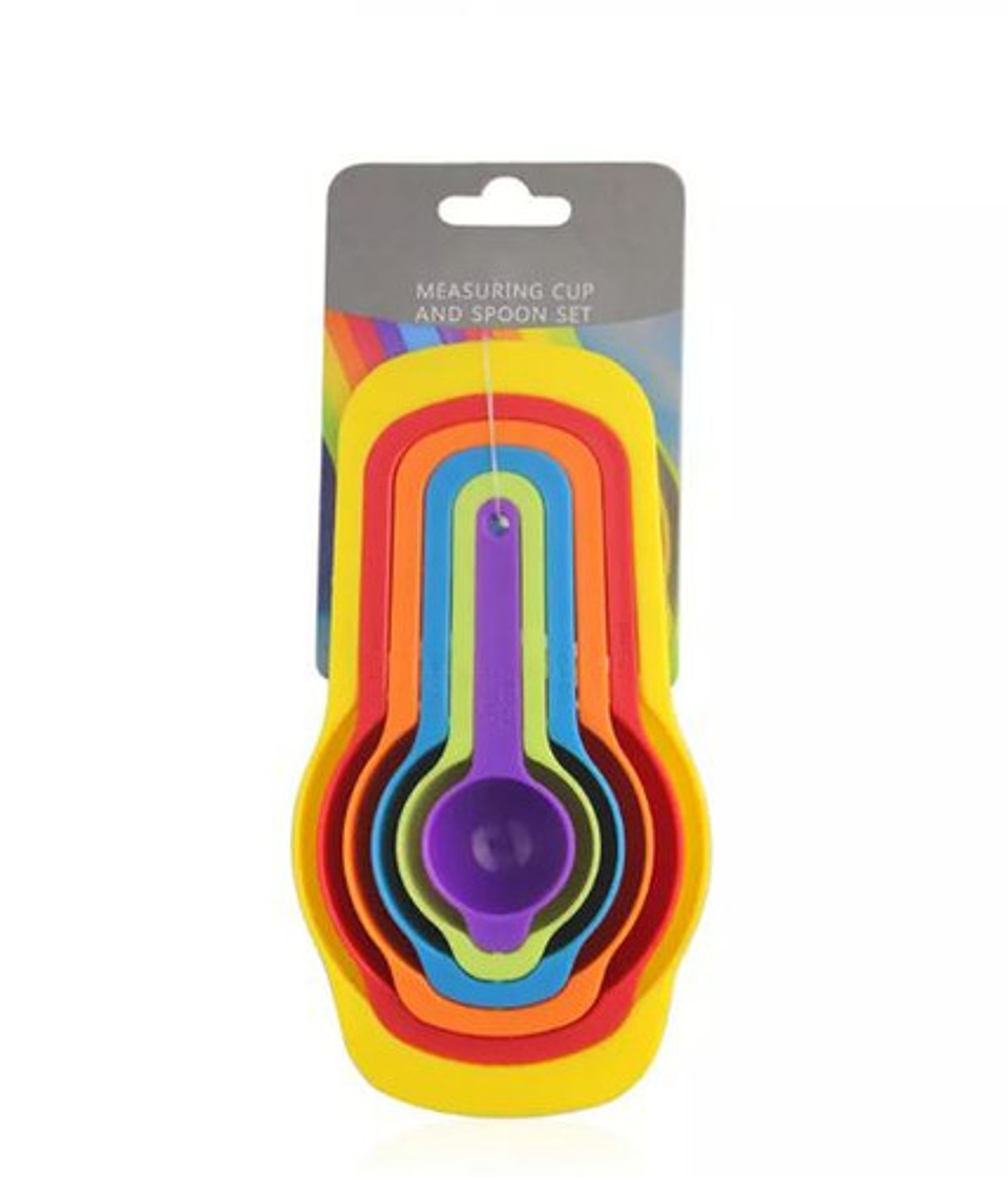 Set 6 Cucharas Medidoras Cocina Repostería Medida Tazas Vhex 1