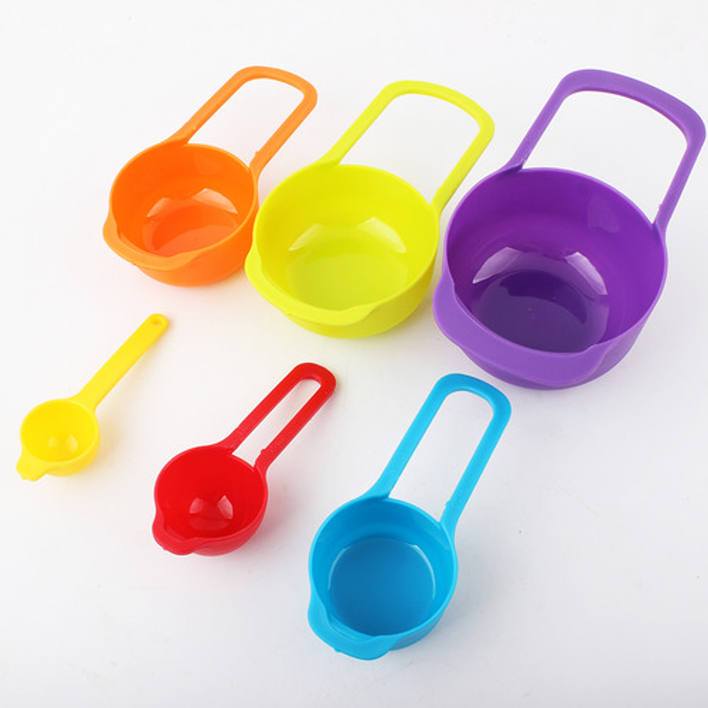 Set 6 Cucharas Medidoras Cocina Repostería Medida Tazas Vhex 2