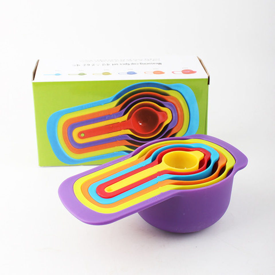 Set 6 Cucharas Medidoras Cocina Repostería Medida Tazas Vhex 3