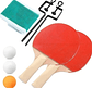 Pack De 2 Paletas De Ping Pong Buona Ping Kit Roja Y Negra Vhex - Miniatura 1