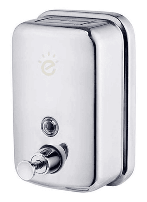 Dispensador De Jabón Líquido Y Detergente De Acero Inoxidable De 500 Ml Para Pared, Color Cromado