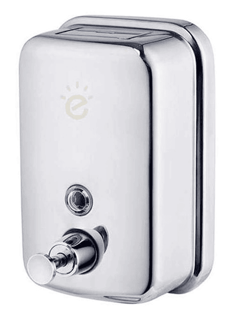 Dispensador De Jabón Líquido Y Detergente De Acero Inoxidable De 500 Ml Para Pared, Color Cromado