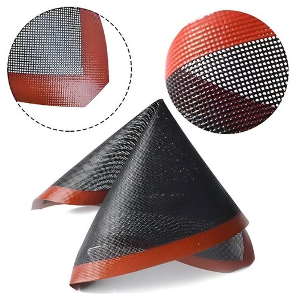 Pack 2 Lamina De Silicona Tapete Horno Microperforado Vhex 4