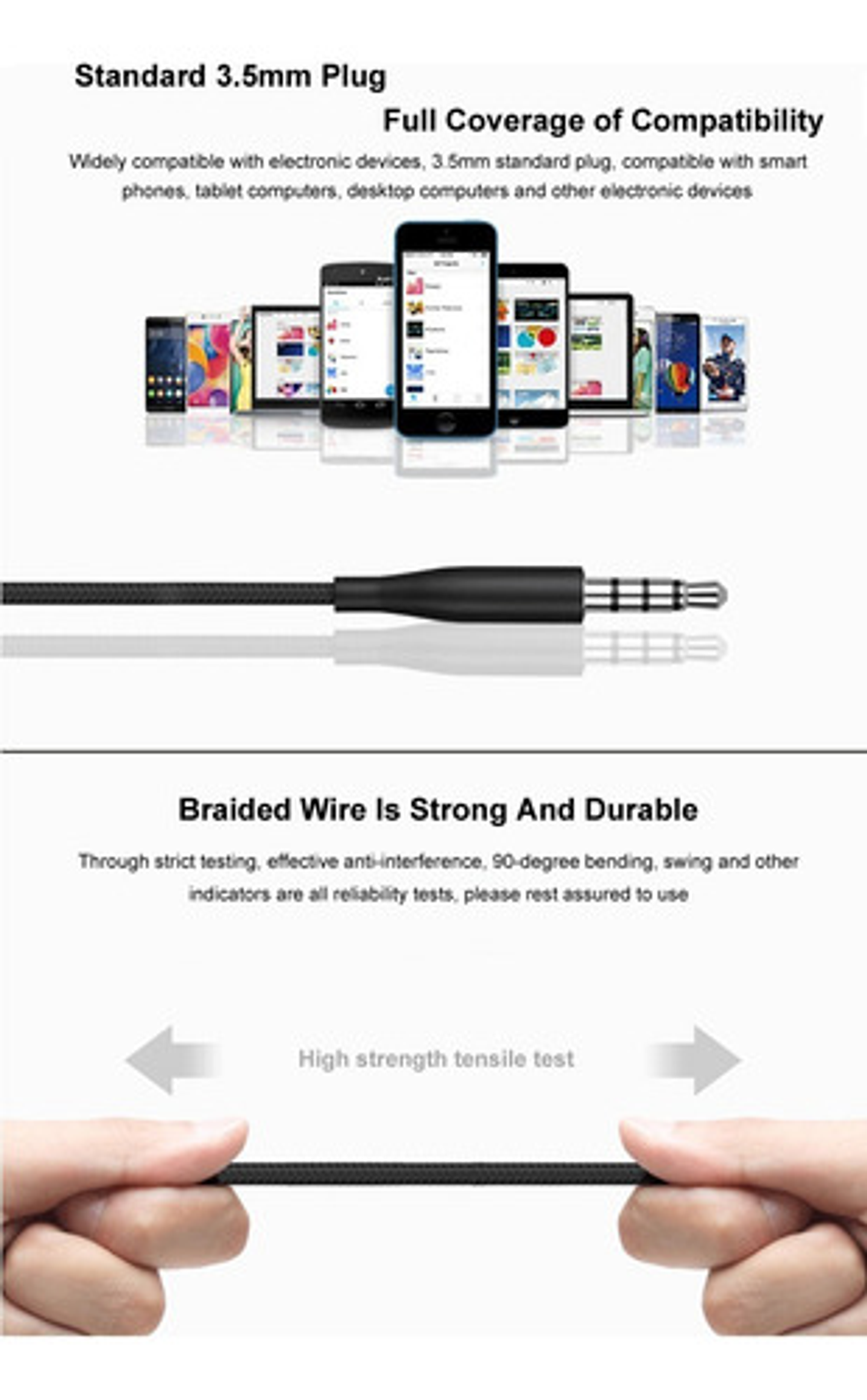 Audífono Universal Manos Libres Alta Calidad 4