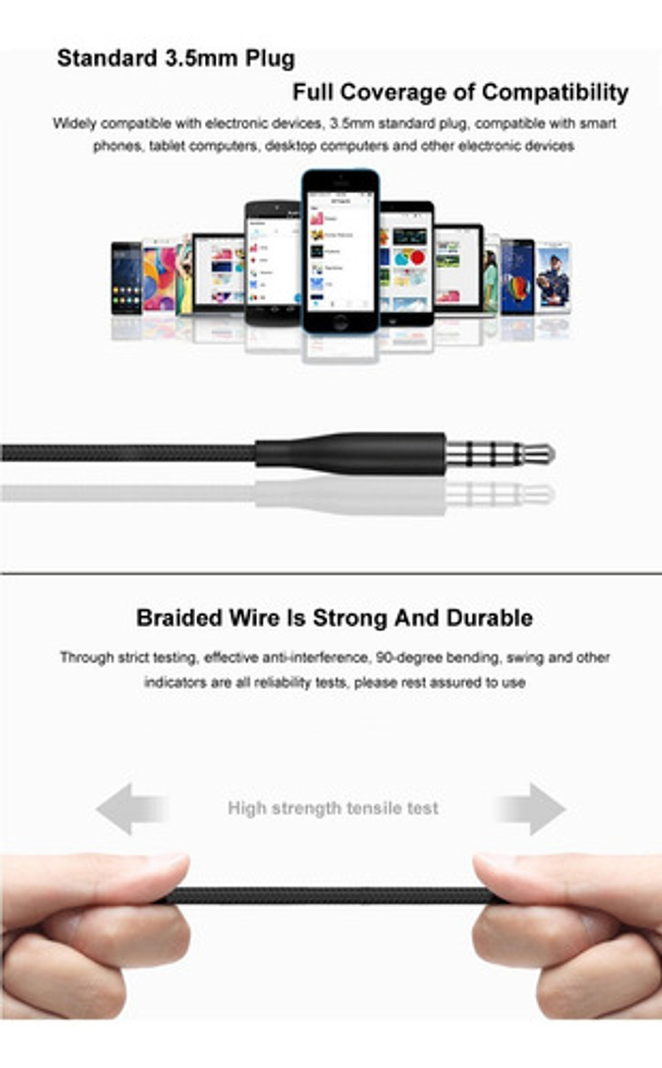 Audífono Universal Manos Libres Alta Calidad 4