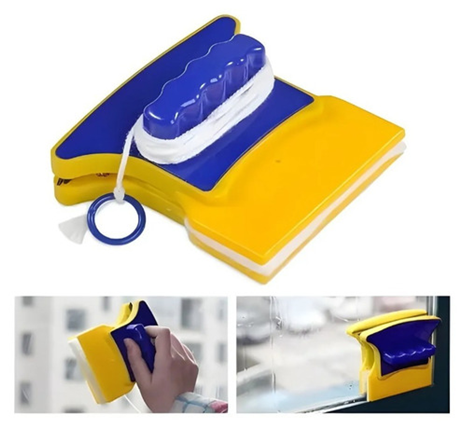 Limpia Vidrios Magnéticos Limpia Vidrios Limpiador Vidrio Vhex 2