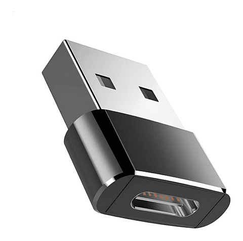 Adaptador Usb Tipo C Hembra A Usb Macho Carga Rapida Datos Otg