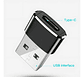 Adaptador Usb Tipo C Hembra A Usb Macho Carga Rapida Datos Otg - Miniatura 4