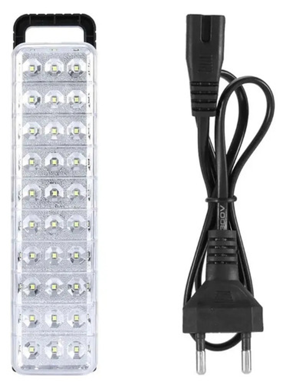 Lámpara Led 30w Emergencia Vhex Blanca Portátil 3
