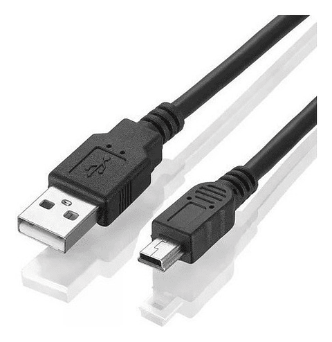 Cable Mini Usb A Usb V3 De 1.5 Metros Color Negro