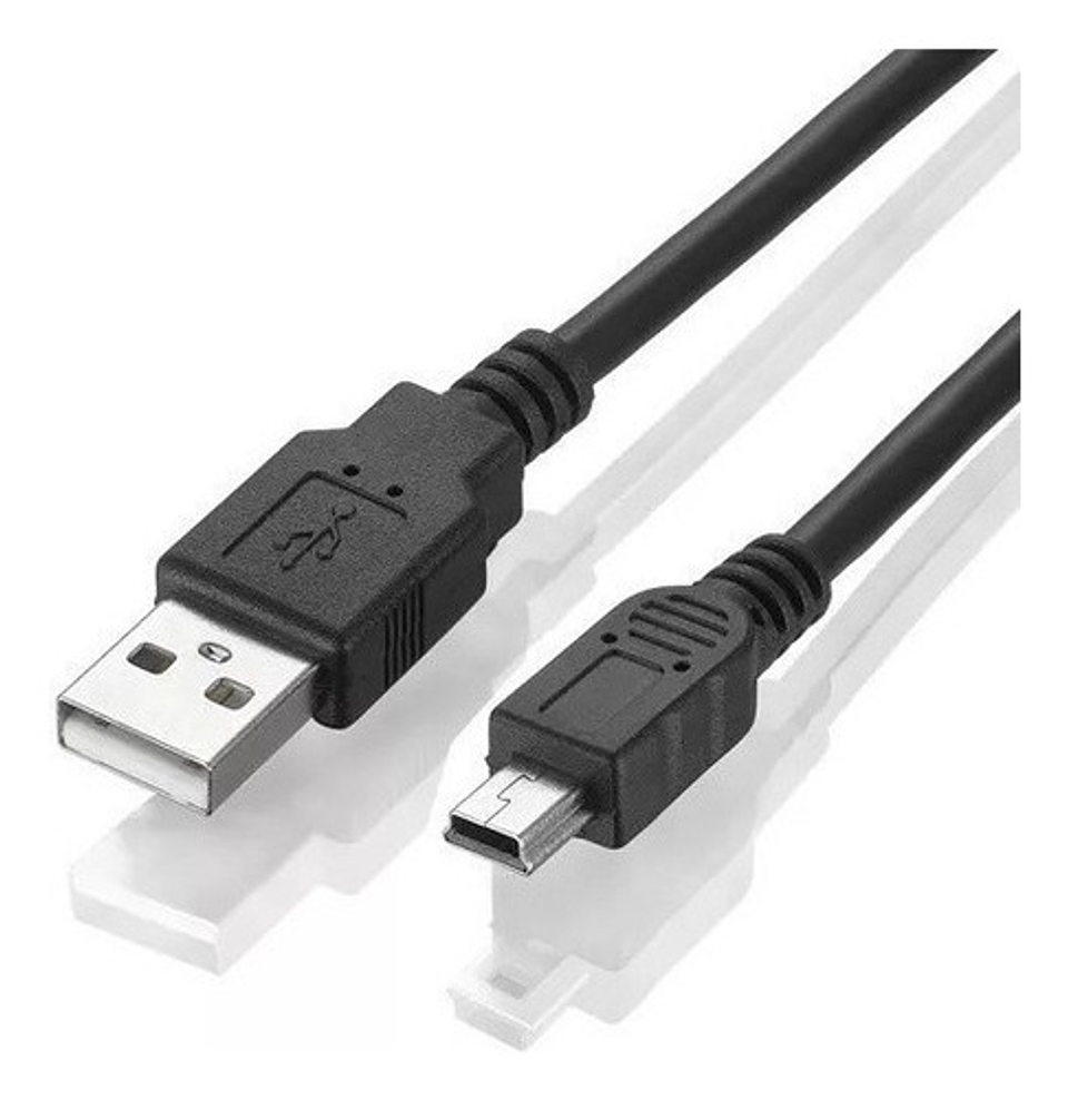 Cable Mini Usb A Usb V3 De 1.5 Metros Color Negro 1