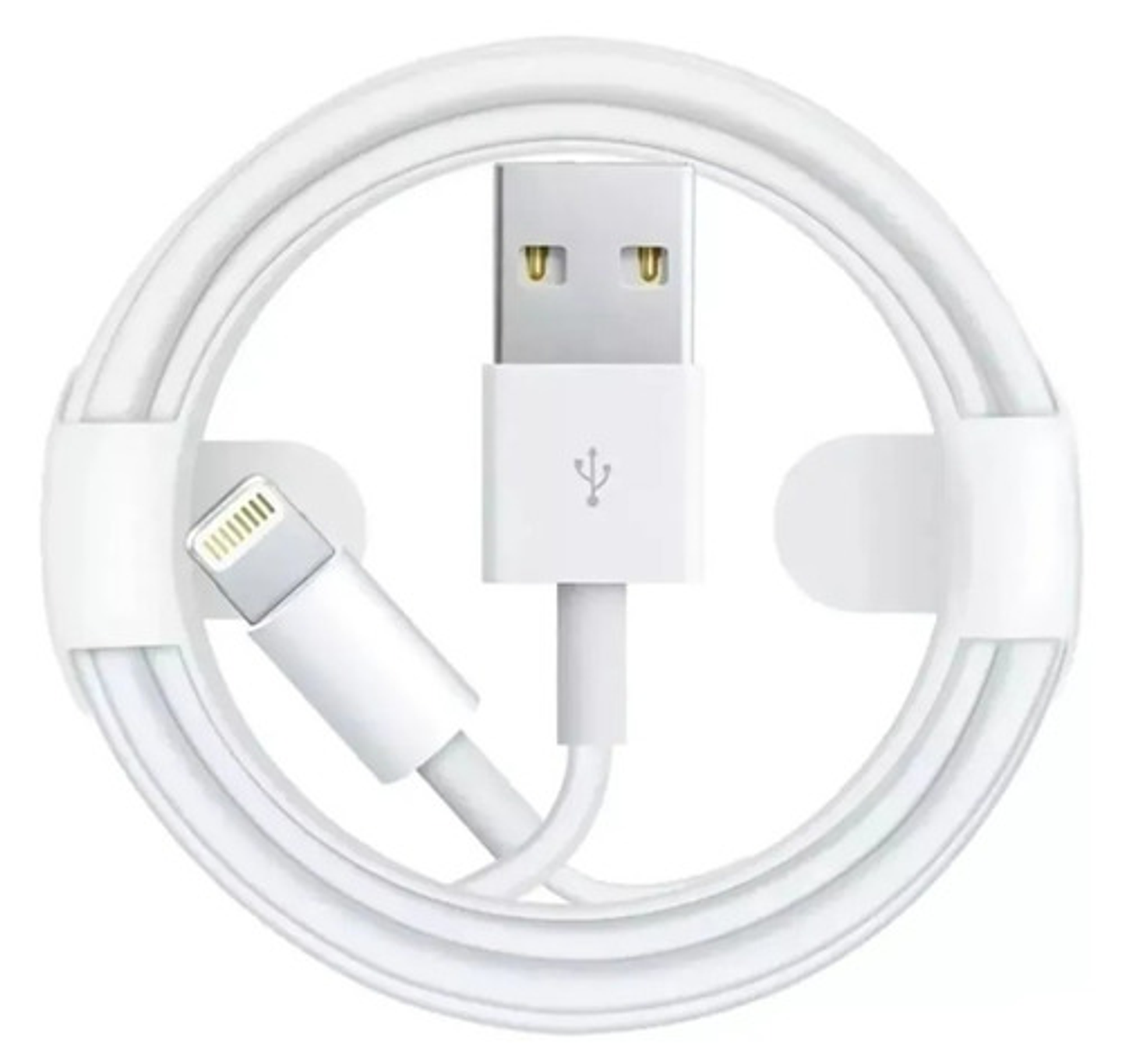 Cable De Carga Compatible Usb A Para iPhone 2 Metros Vhex Blanco 1
