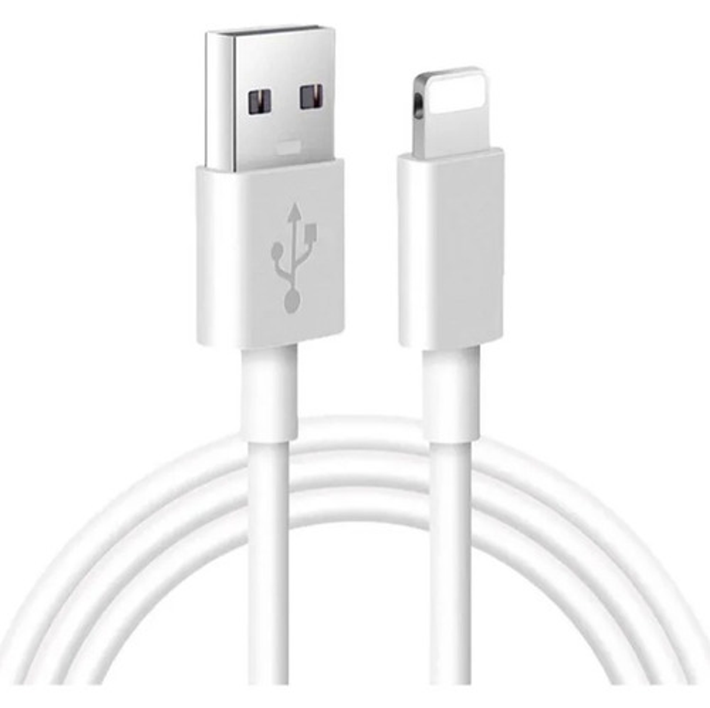 Cable De Carga Compatible Usb A Para iPhone 2 Metros Vhex Blanco 2