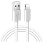 Cable De Carga Compatible Usb A Para iPhone 2 Metros Vhex Blanco - Miniatura 2