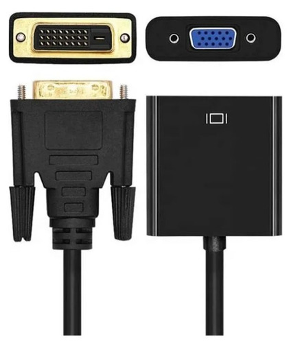Adaptador Conversor Dvi-d 24+1 A Vga 1080p Vhex 3