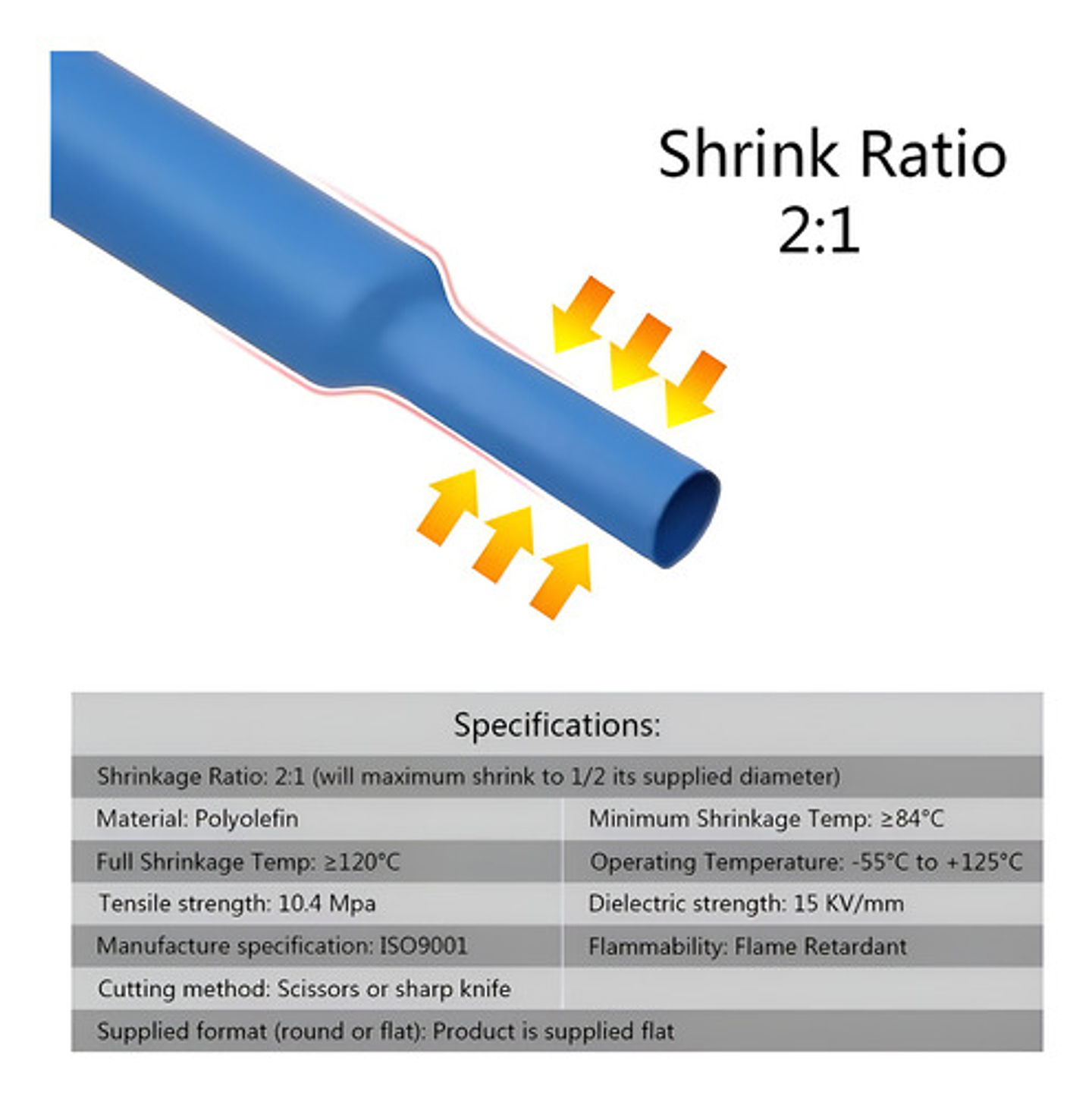 Set 560 Tubos Termoretráctiles Aftk Aislante Unión Termoencogible Plástico 5