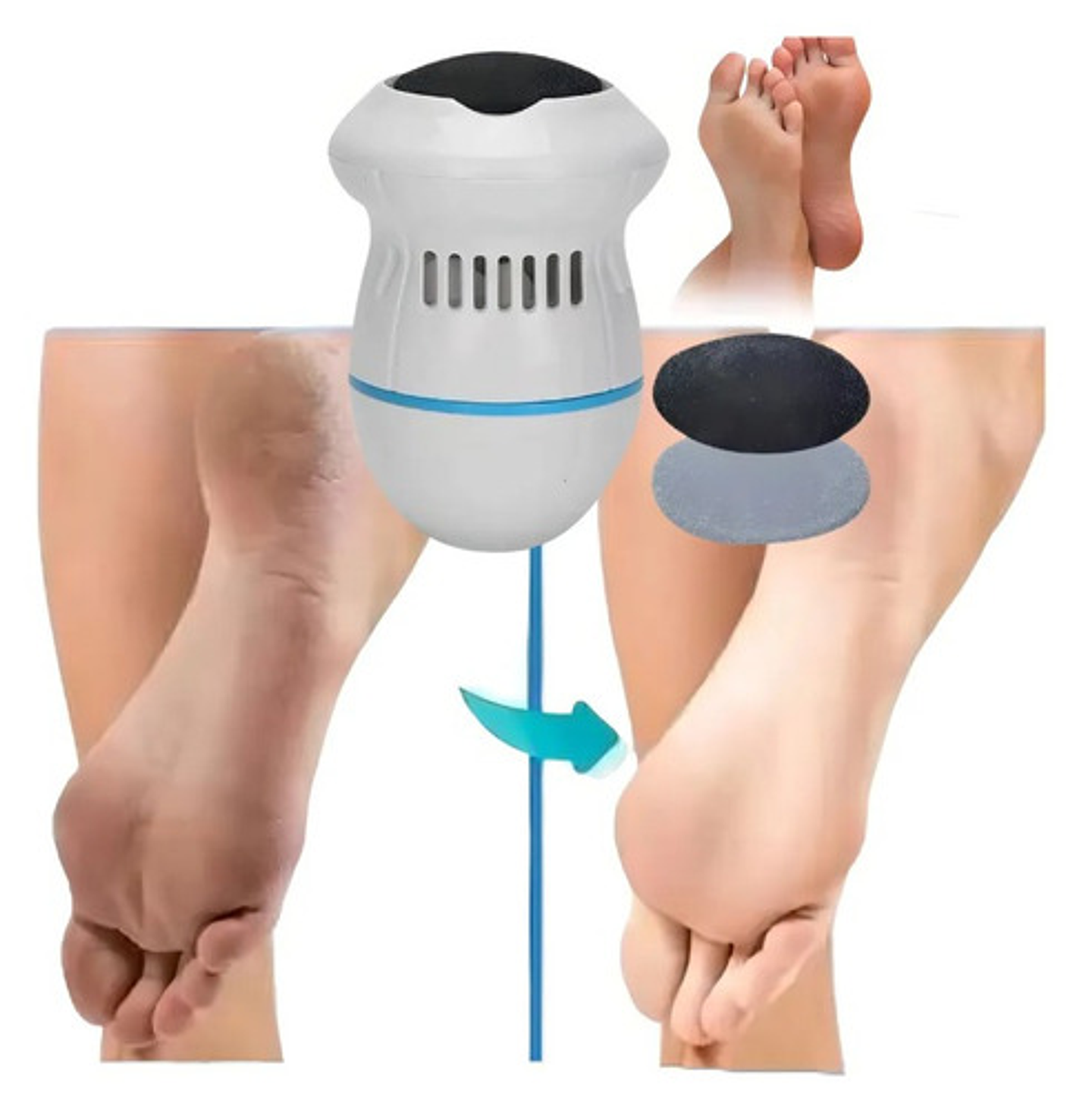 Pulidor De Pies Electrico Pulidor Saca Callos Quita Durezas 4