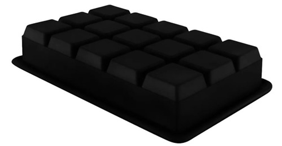 Molde De Silicona Para 15 Cubos De Hielo 3.3 Cm Vhex 2