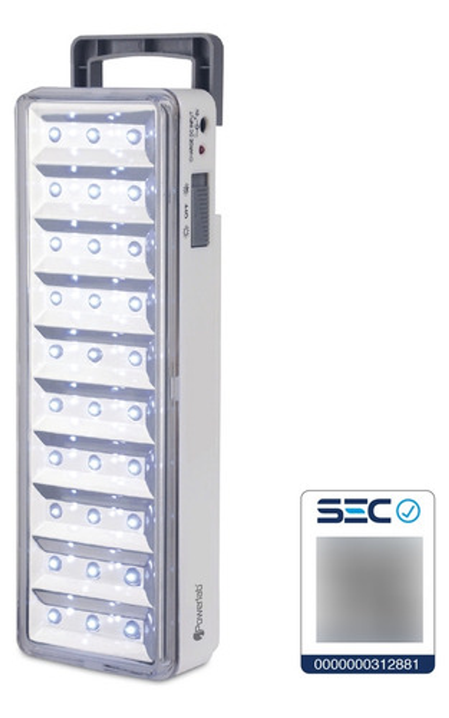 Lámpara De Emergencia Led Con Batería Recargable 30 Leds  12 3