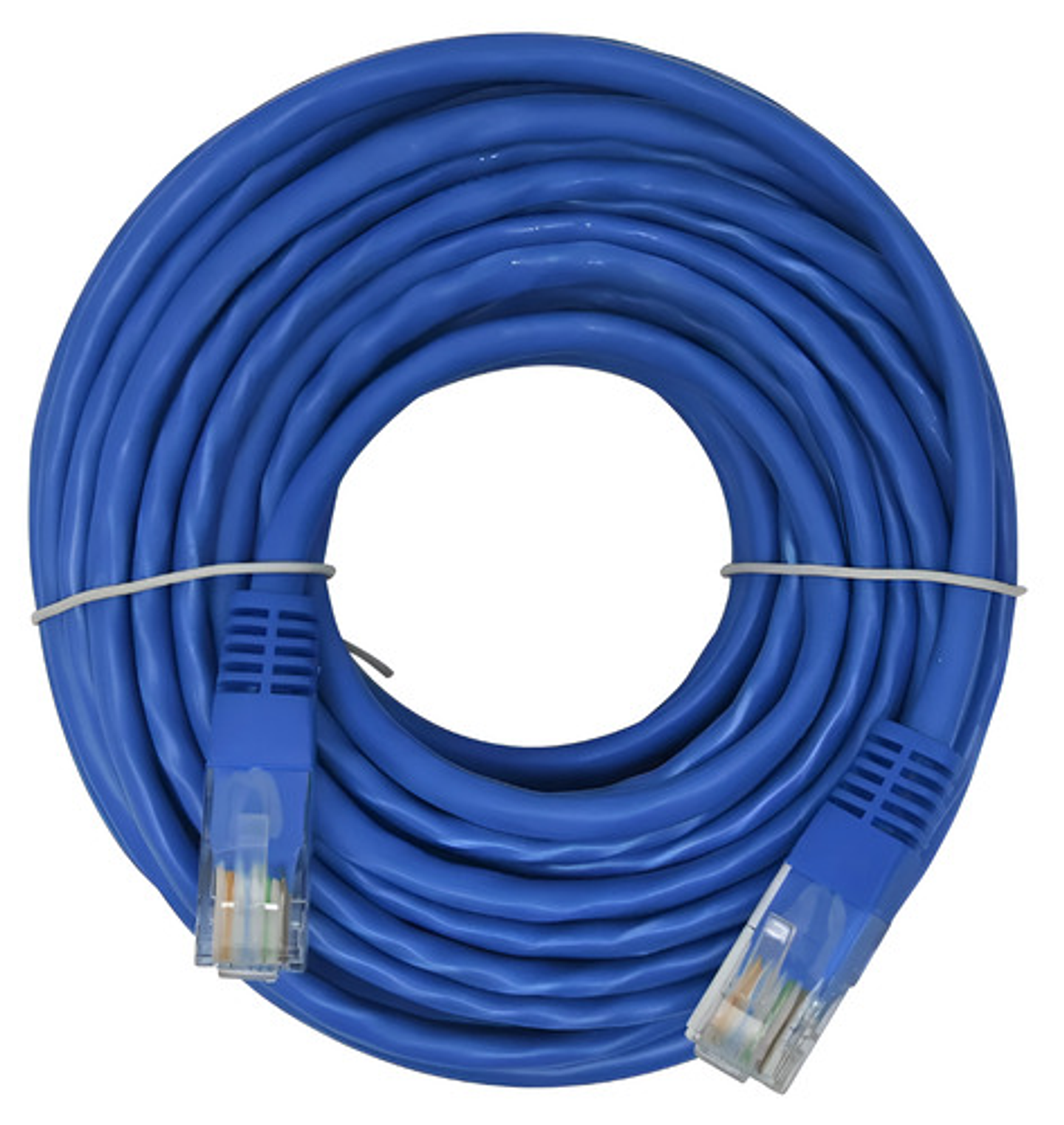 Cable De Red Para Internet 5e 20 Metros Azul Rj45 Categoria Vhex 1